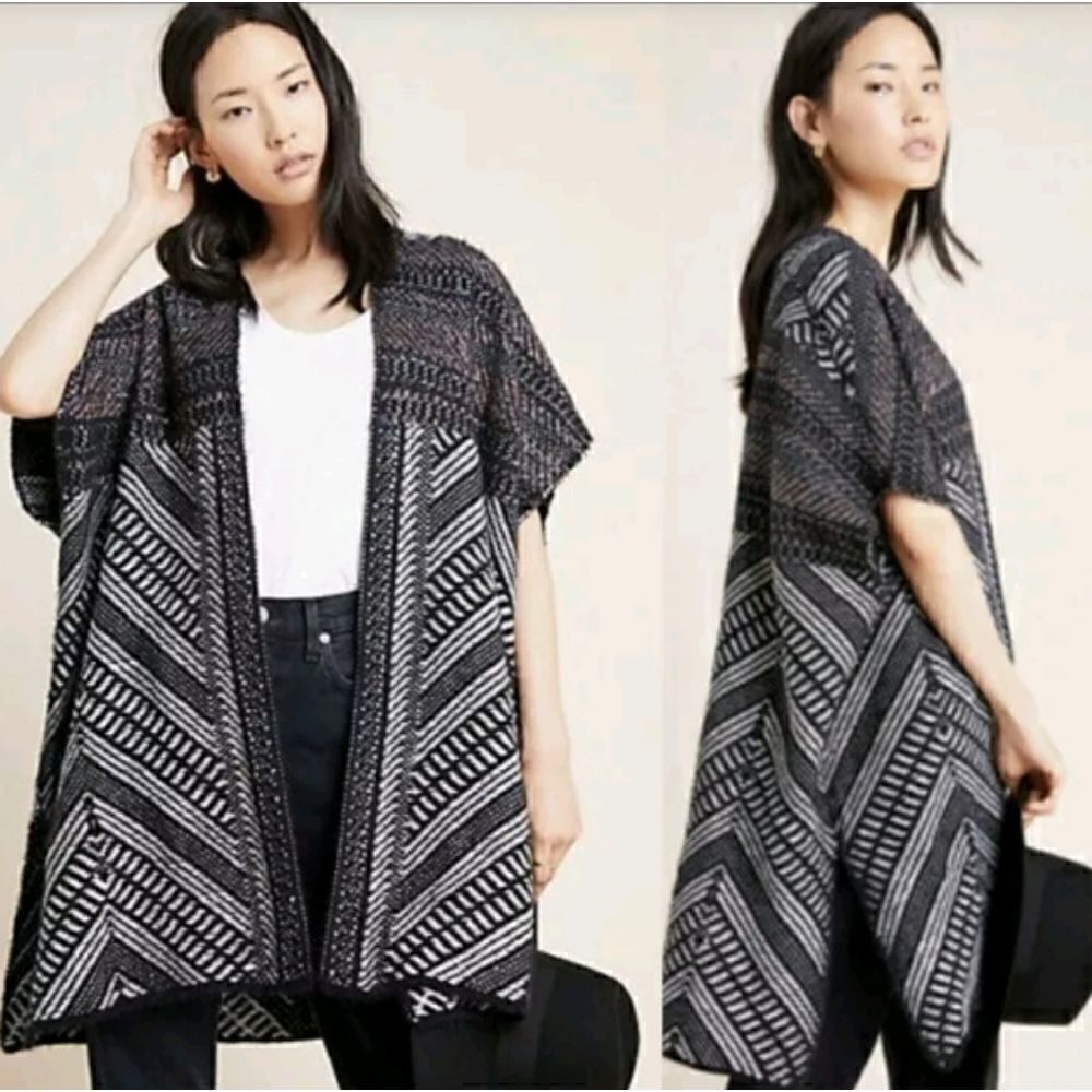 Anthropologie Molly Bracken Sally Geo Cardigan Size M/L